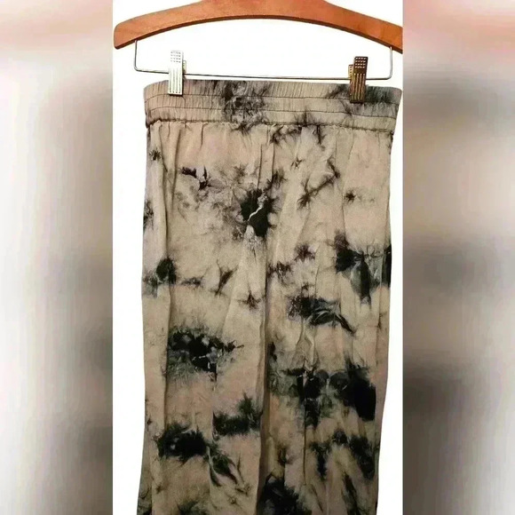 ZARA Flowy Tie Dye Batik Midi Skirt Sea Green Size XS - Picture 7 of 9